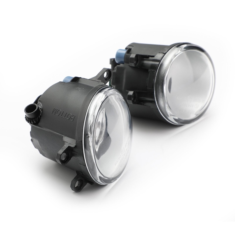 Pair Fog Light W/Switch Wiring Cover Kit For 2012 2013 2014 Toyota Yaris Hatch