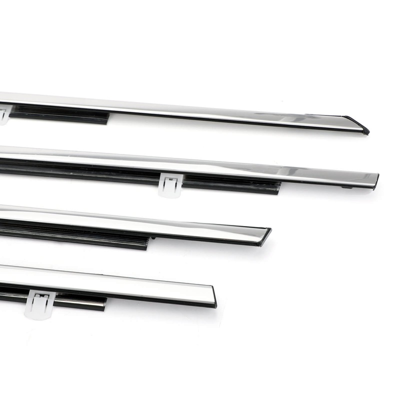 08-12 Honda Accord Weatherstrip Window 4PCS Moulding Trim Seal Belt Chrome 72410-TAO-A01