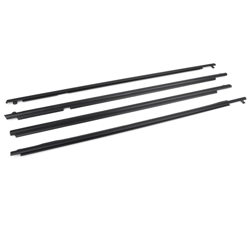 2009-2012 Toyota RAV4 4PCS Door Auto Window Trim Moulding Belt Weatherstrip