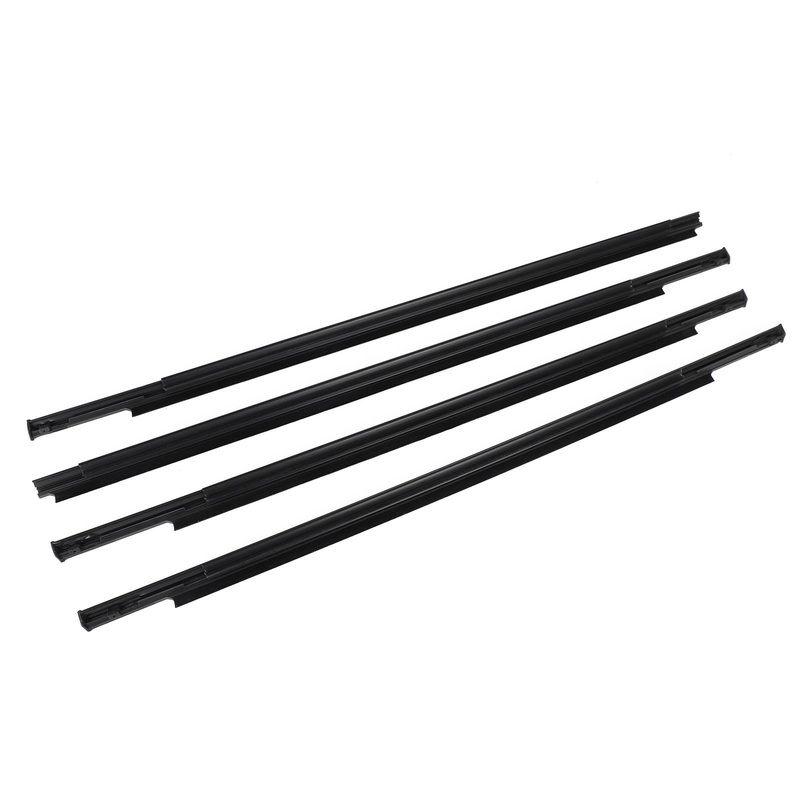 2006-2012 Mitsubishi Outlander 4x Car Outside Window Weatherstrip Seal Belt Moulding 5727A007 5727A008