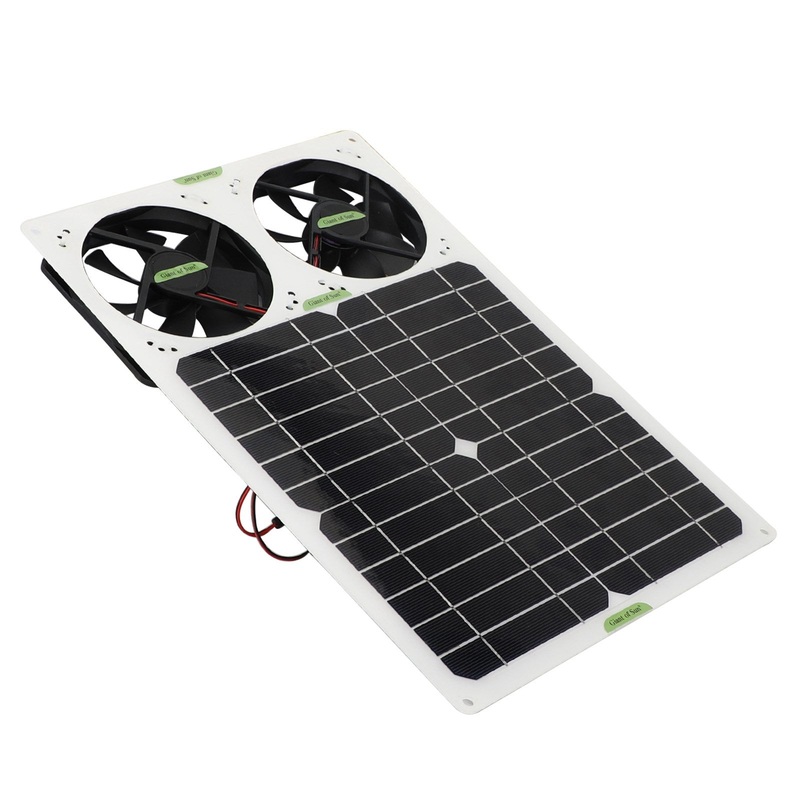 40W Solar Powered Fan Mini Ventilator for Greenhouse Car Exhaust Fan