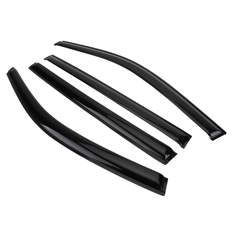 Car Window Sun Rain Guard Visors Kit 6PCS For Toyota Highlander 2014-2019
