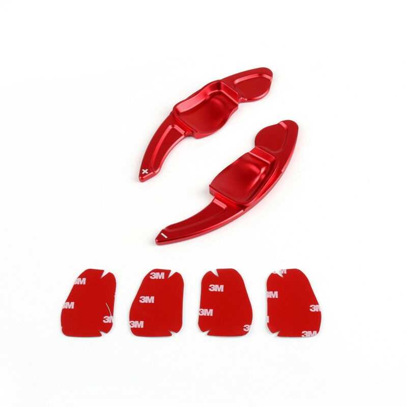 Fits VW Golf 6 MK6 GTI Car Steering Wheel Shift Paddle Shifter Sport Type Red
