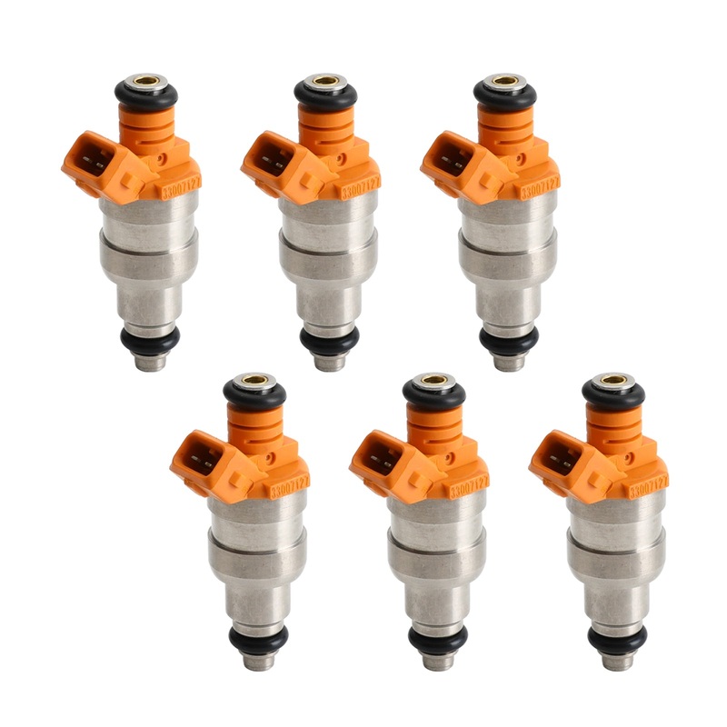 6pcs Fuel Injectors 33007127 53003956 53030343 53030343AB fits Wrangler Cherokee YJ 1987-1998 I6 4.0L