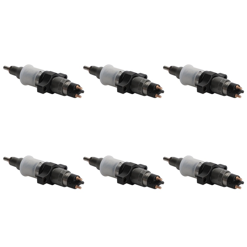 2004-2009 Dodge Ram Cummins 5.9L DIESEL 6pcs Rail Fuel Injectors 0445120238