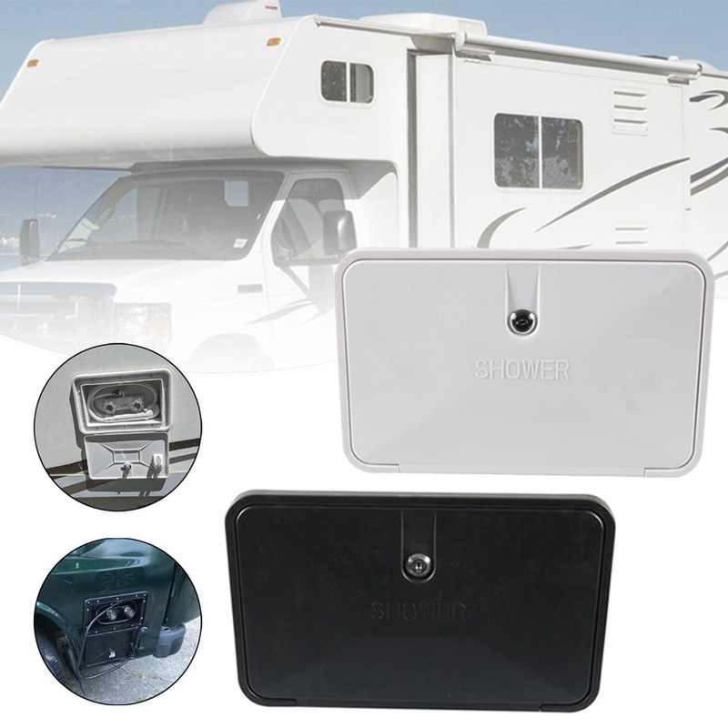 External Caravan RV Shower Box Kit Exterior Faucet Camper Trailer Boat