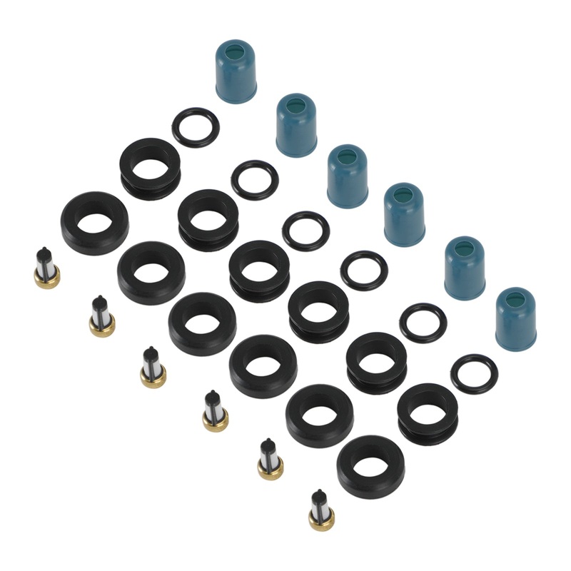 Toyota Truck 4 Runner 1988-1995 3.0L 3VZE 6PCS Fuel Injectors Repair Seal Rebuild Kit 23209-65020 23250-65020 195500-5400