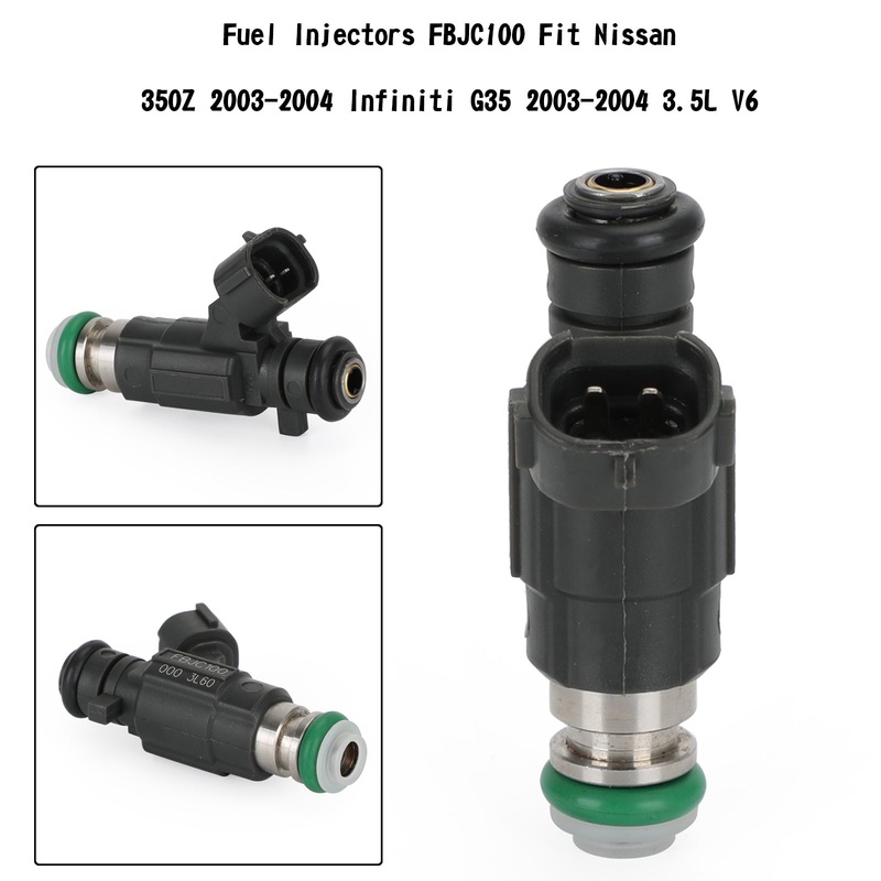 2003-2004 Nissan 350Z 3.5L V6 1PCS/6PCS Fuel Injectors FBJC100 FBJC-100 842-12240 84212240