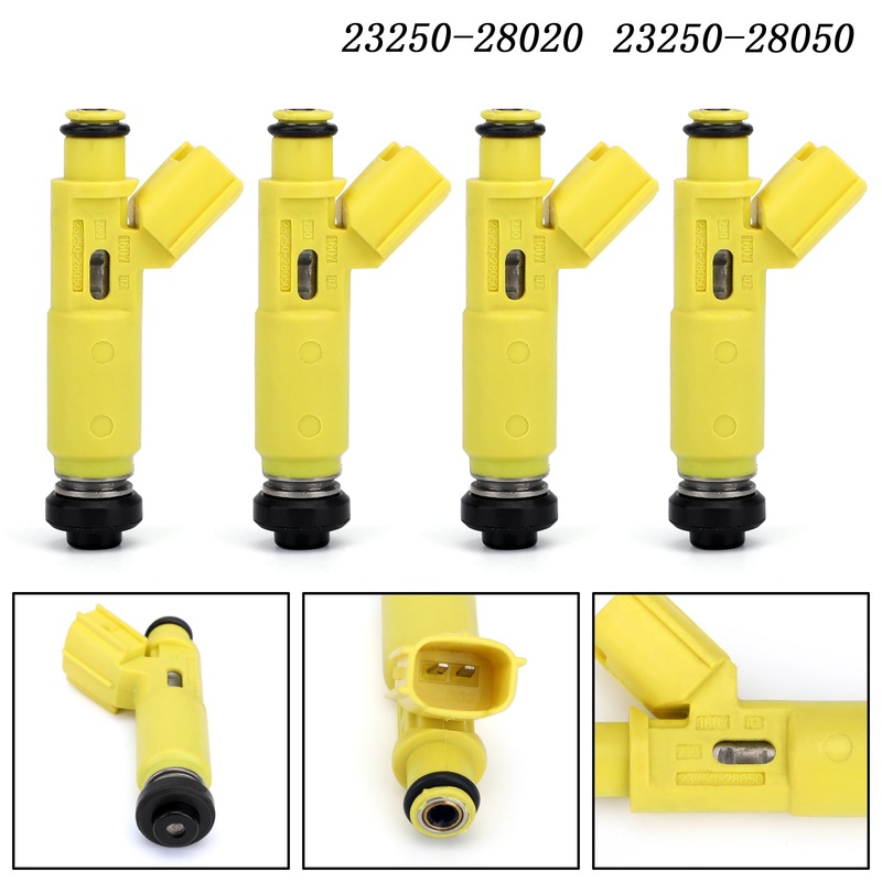 4Pcs Fuel Injectors 23250-28050 Fit 2001-2003 Toyota Rav4 2.0L