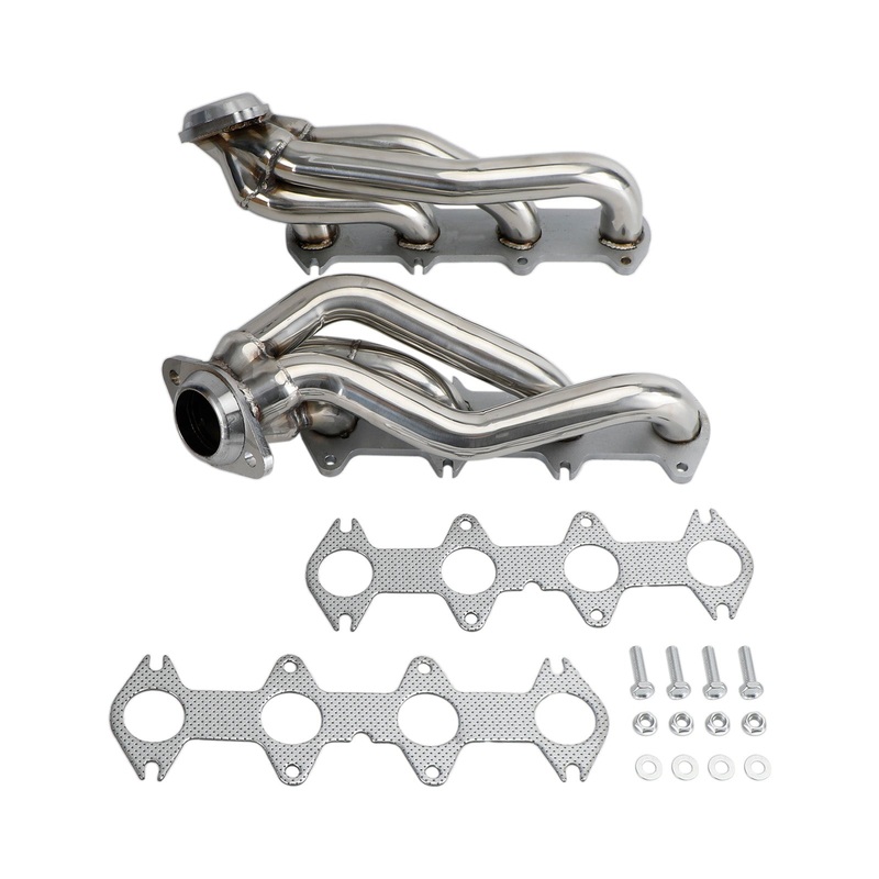04-10 Ford F150 5.4 V8 Stainless Exhaust Manifold Shorty Headers Performance