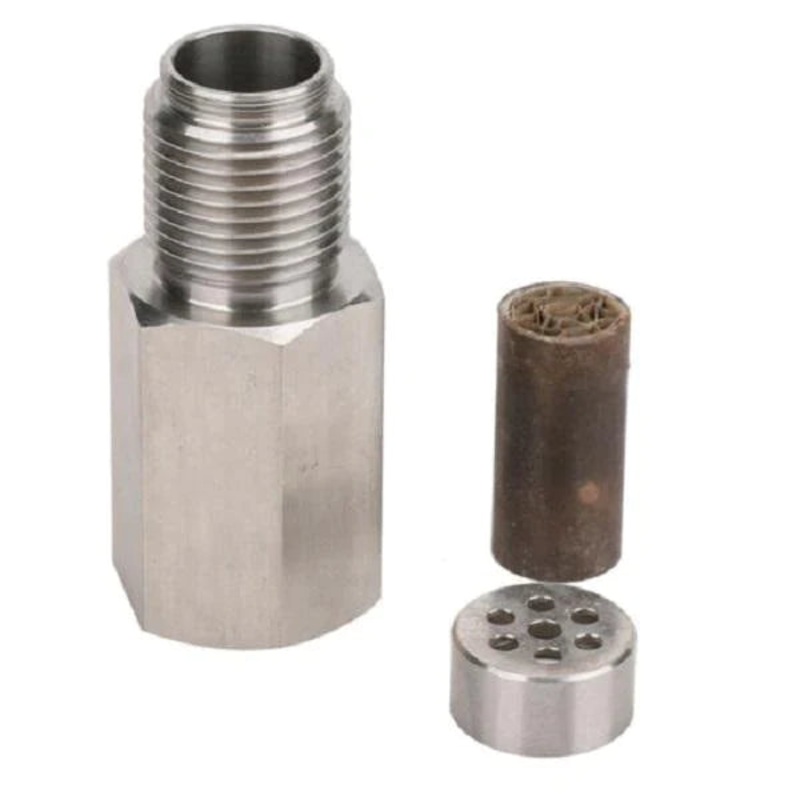 M18x1.5 O2 Sensor spacer Adapter Oxygen Sensor Simulator Extender Catalytic Converter CEL Eliminator with Mini CAT