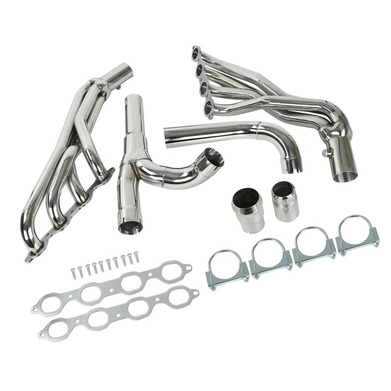 For GMC Sierra 1500 2014-2017 2WD/4WD Stainless Exhaust Header
