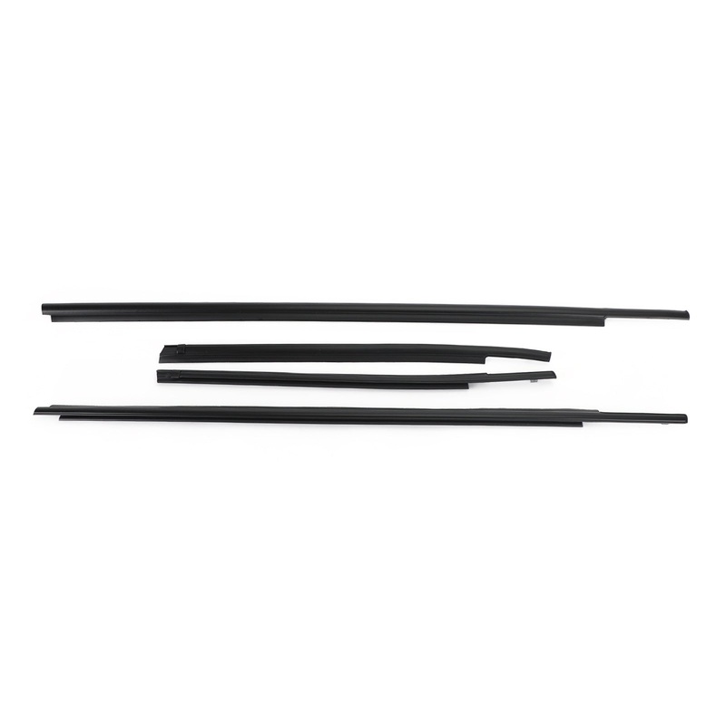 07-20 Toyota Tundra Double Cab 4x Car Outside Window Weatherstrip Seal Belt Moulding 68160-0C020 68210-0C020 68163-0C010