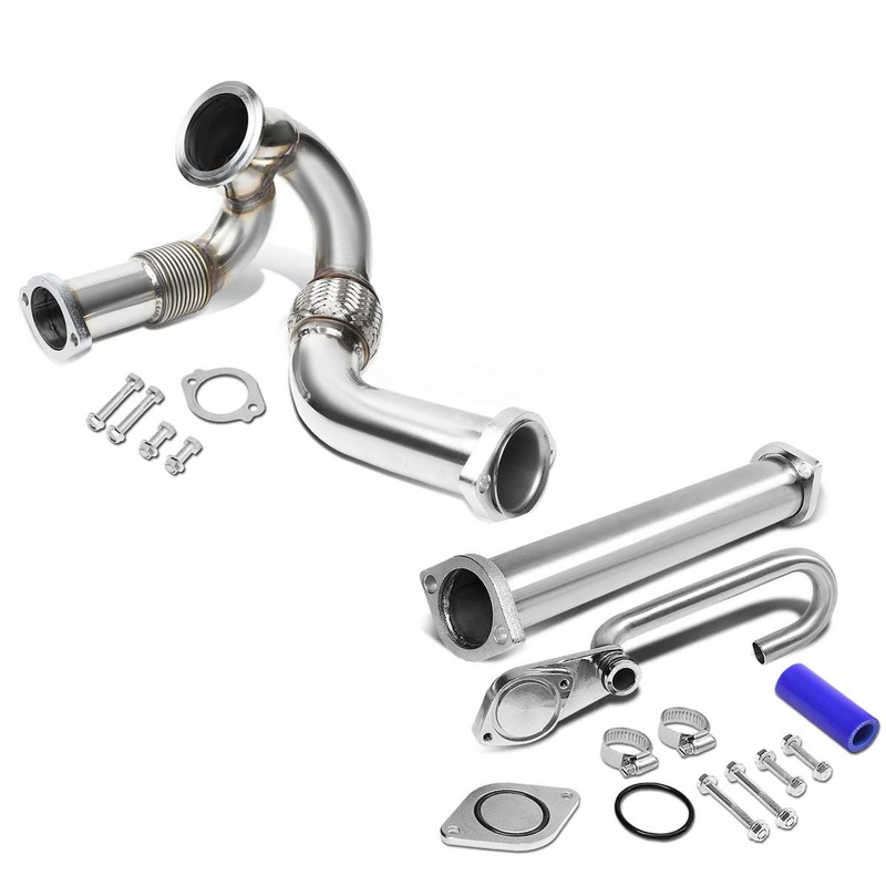 2003-2005 Ford Excursion 6.0L V8 Diesel EGR Delete Kit with Up/Y-Pipe Fedex Express