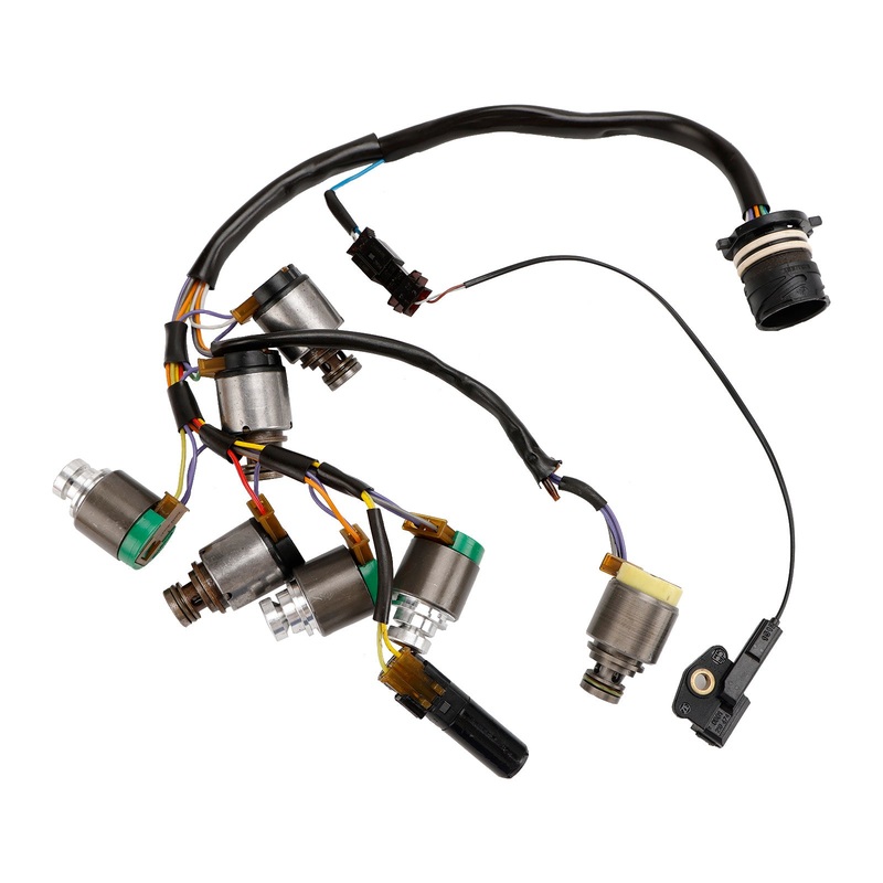 1997-2003 Audi A8 5 SP FWD V6 2.5L 2.8L V8 3.7L 7PCS 5HP19 Transmission Solenoids With Internal Harness ZF1068298035 ZF5HP24 ZF5HP19FL