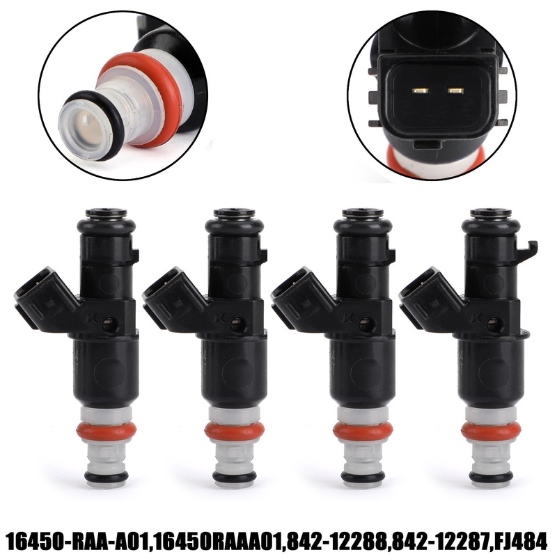 2003-2011 HONDA ELEMENT 2.4L 2354CC I4 4PCS Fuel Injectors 16450RAAA01 16450-RAA-A01