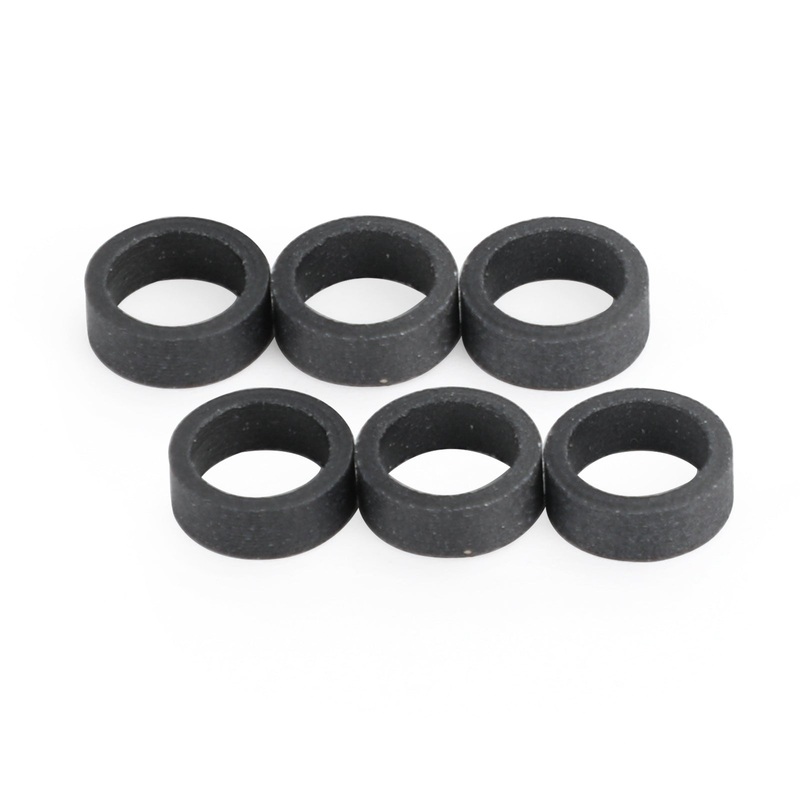 BMW 135 335 535 550 650i 740i 750i X5 X6 6PCS Fuel Injectors Repair Seals 13538616079 13537585261