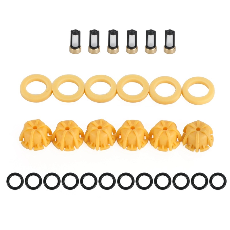 1998-2000 BMW Z3 3.2L 6PCS Fuel Injectors Repair Seal Kit 0280150440