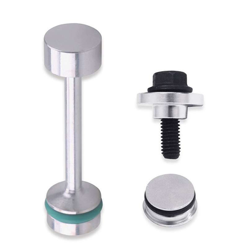 Oil Diverter Barbell & Oil Tube Hold Down& Front Gallery Plug for GM LS Generic