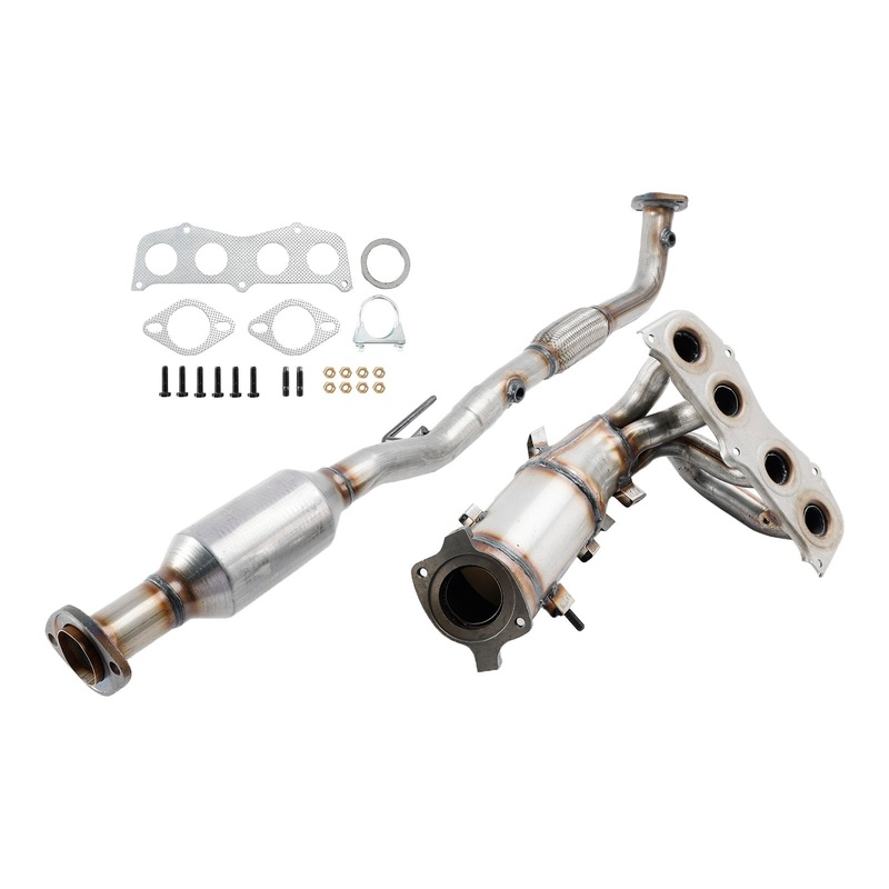 2002-2006 Toyota Camry 2.4L Front+Rear Exhaust Catalytic Converter