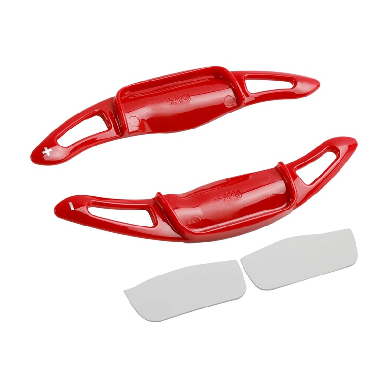 2019-2022 Toyota RAV4 Avalon 2Pcs Red Steering Wheel Paddle Shifter Extension