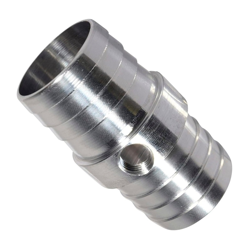 Radiator Hose Barb Coupler with 1/8" NPT Port 1-1/4" Steam Tube Adapter AN627-20X125 Generic